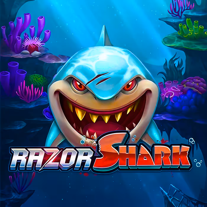 Razor Shark underwater slot with mystery stacks and nudge feature